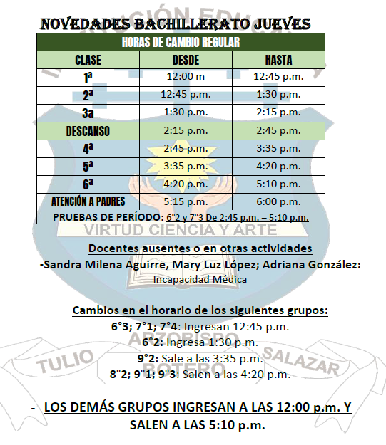 horario
